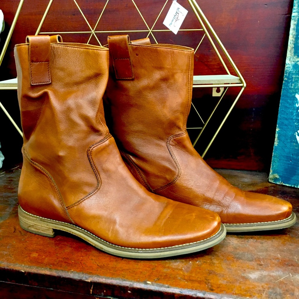 Cole Haan Nike Air calf boots cowboy boot